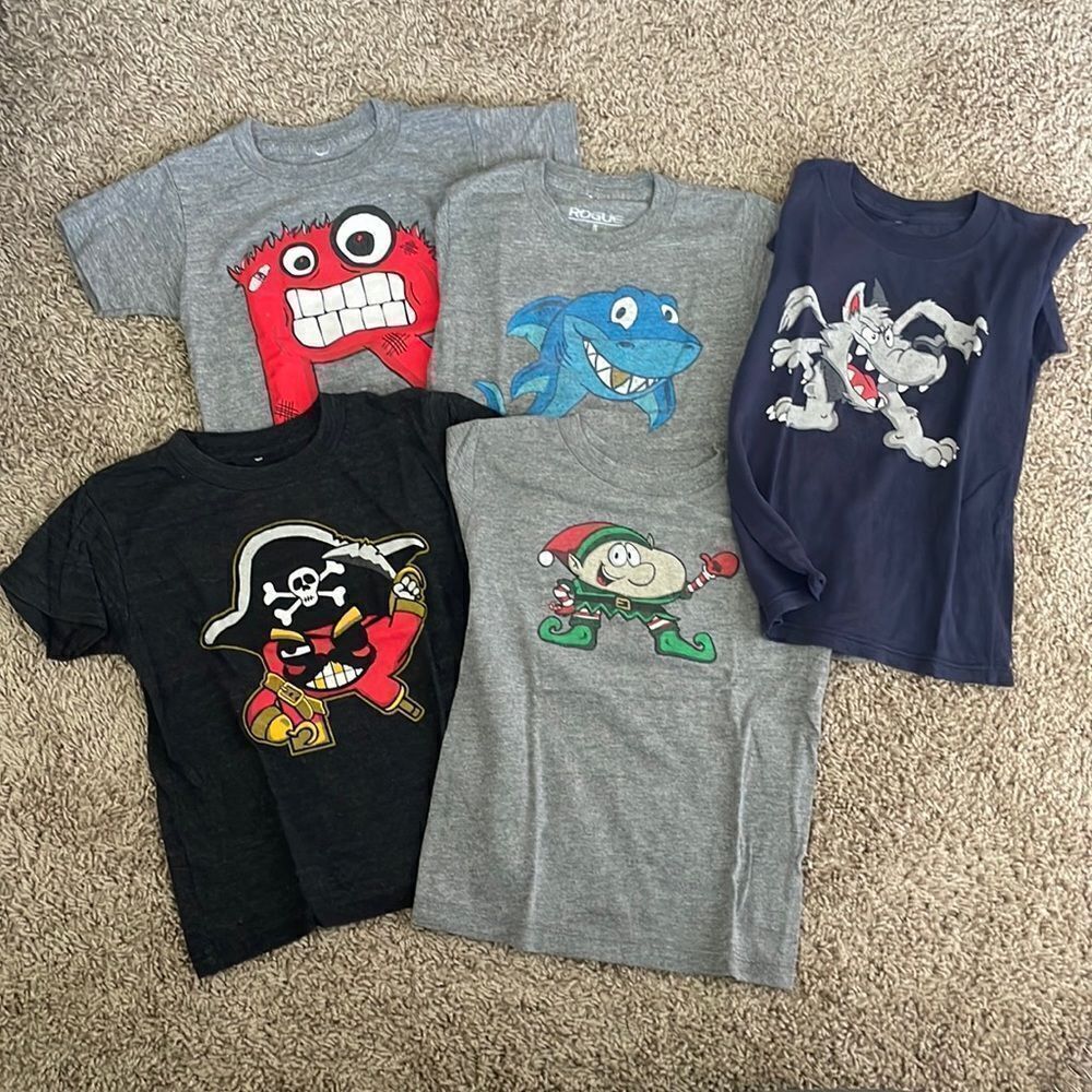 Bundle of 5 Rogue Toddler Tees